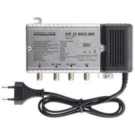 KREILING KR 35 BKG-MR TV signal amplifier - TV signal amplifiers (153 x 93 x 53 mm, Metallic)