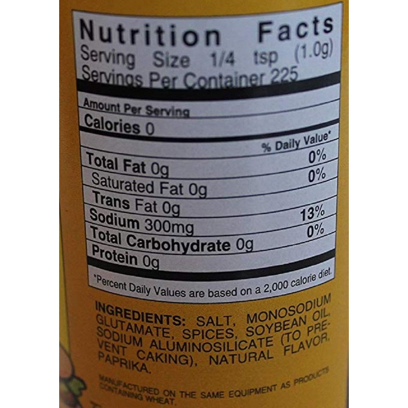 Andy's Seasoned Salt, 8 Ounce