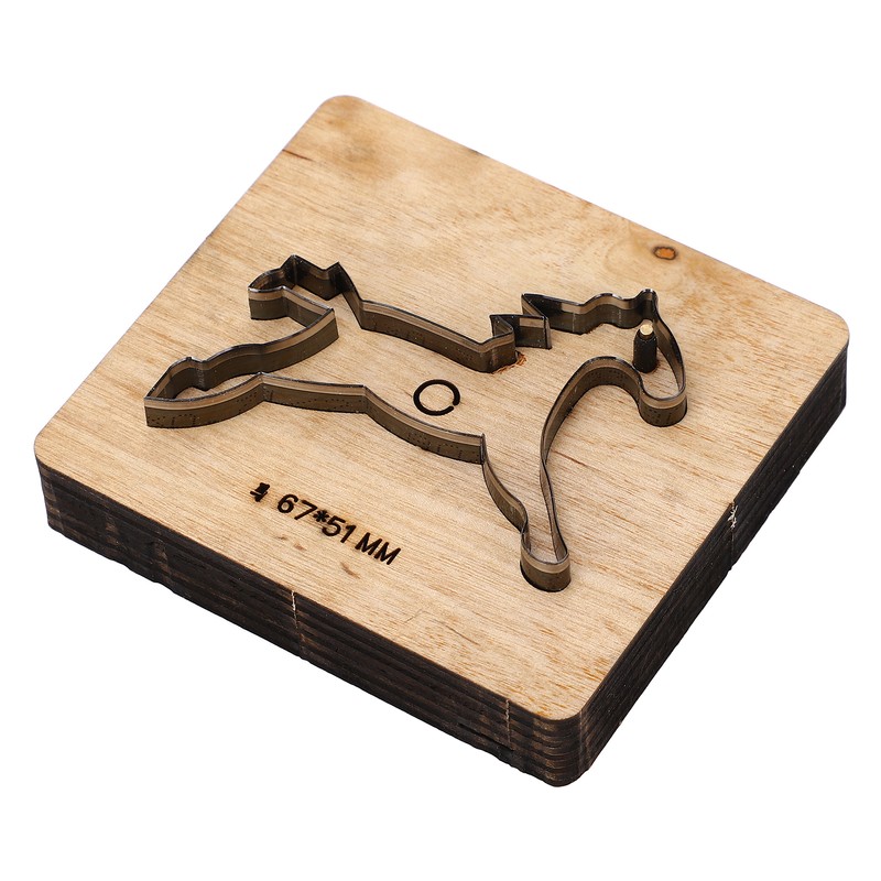 Leather Cutting Die Horse Shape Sharply Clean Edge Alloy Steel