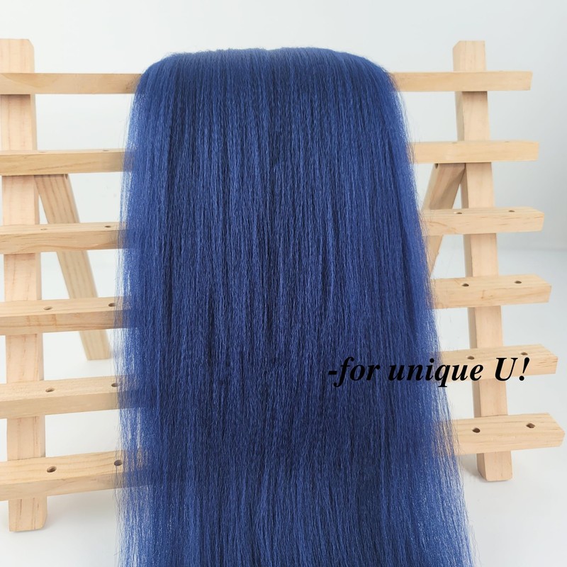 Dark Blue Braiding Hair Pre Stretched 6 Packs Synthetic ez