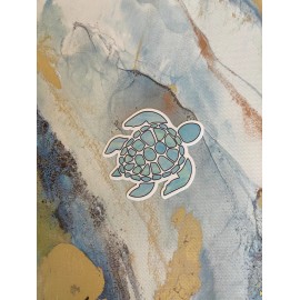 Sticker Surplus Sea Turtle Sticker I Gloss or Holographic Laminate l Waterproof Decal - Small - Gloss