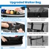 ZHCHG Walker Basket for Seniors, Walker Accessories, Folding Walker Bag