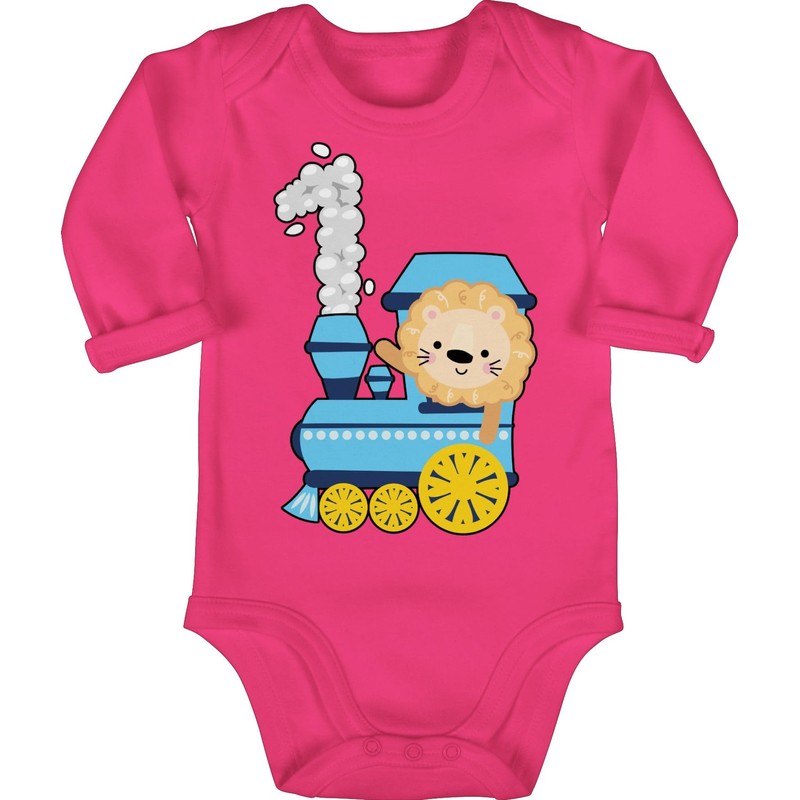 Shirtracer - 1st Birthday - Train with Lion One -