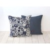 DDintex FLORET LONDON Cushion Cover Small Sass Navy 45x45cm [Liberty