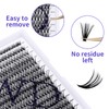 Individual Lashes DIY Eyelash Clusters 300PCS C/D Curl Lash Clusters
