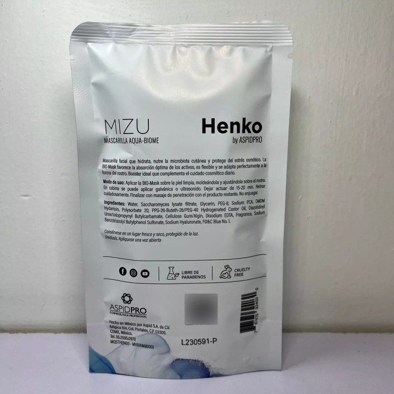 Aspidpro Henko Mascarilla Mizu Acido Hialuronico