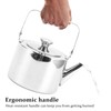 Stainless Steel Tea Kettle with Strainer Thickened Metal Whistling Teapot