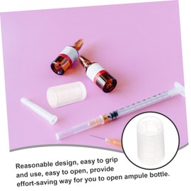 FELTECHELECTR 200Pcs Ampule Openers Plastic Ampule Bottle Breakers for Nurses Medical Bottle Openers Ampule Cutting Tools for Safe and Convenient Use