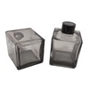 Perfume Reed Diffuser Bottle,Empty Square Essential Oil Bottles Glass Jar