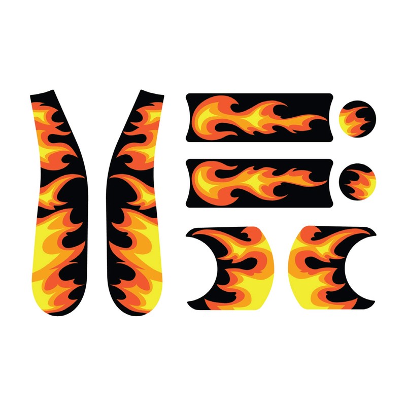 doona 758126 Custom Sticker Flame Folding Tricycle for Liki Trike