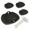 XL Caravan Jack Pads METAL PIN 4 X Attach A