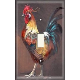Colorful Rooster - Decorative Light Switch Plate Cover