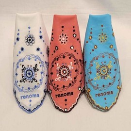 Renoma 대구백화점 레노마남녀 1매 수입 큐빅 손수건(RKN1083) Daegu Department Store Renoma Unisex Imported Cubic Handkerchief (RKN1083)