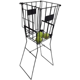 Tennis Ball Hopper with Wheels for Tennis Coaches Players Schools Clubs, Tennis Court Equipment/Accessory (75 Balls Capacity)