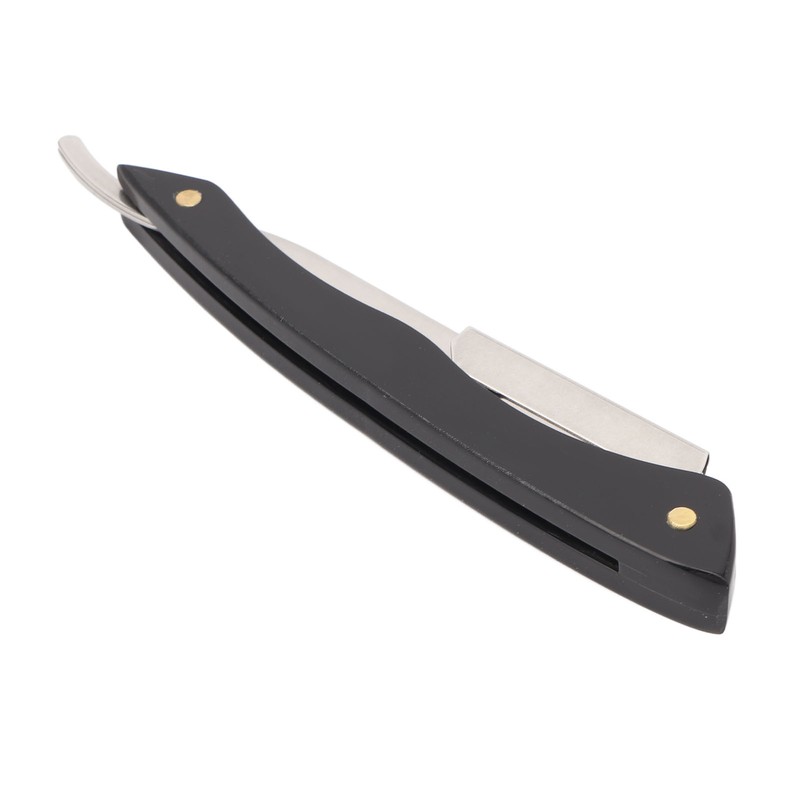 Beard Blade Holder Stainless Steel Foldable Manual Barber Straight Edge