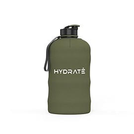 Hydrate 2.2L Neoprene Sleeve for XL Bottle Jug - Durable Insulating Cover for Ultimate Protection - Ideal for Outdoor Activities, Gym, and Daily Hydration Needs - Green Camo Design - Hand Wash Only