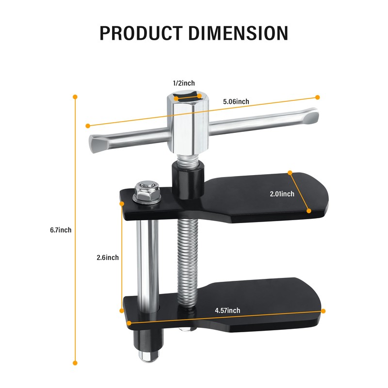carleef Brake Caliper Compression Tool - Heavy Duty Disc Brake