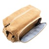 DURAGADGET Tan Brown Large Canvas Bag With Adjustable Storage Compartments