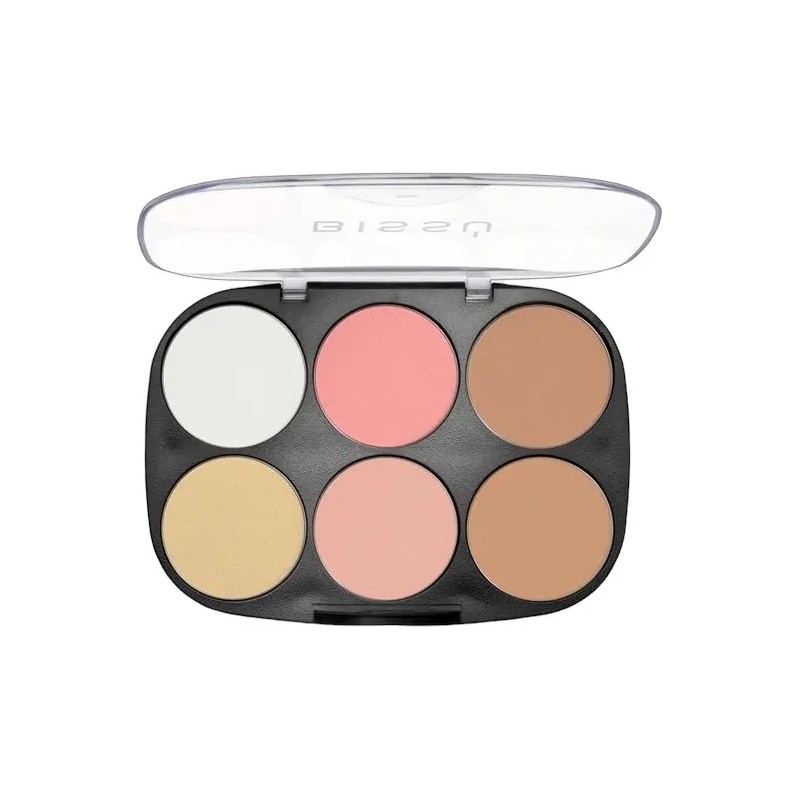 Kit De 4 Paletas De Maquillaje Bissú, Rubores E Iluminadores