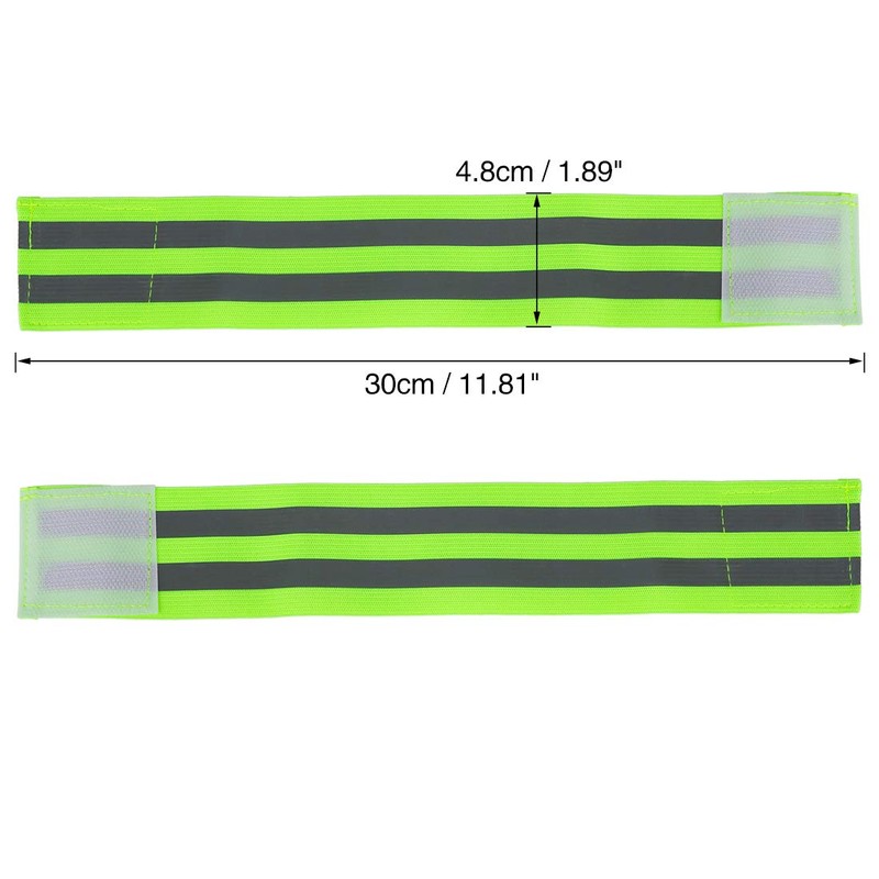 X AUTOHAUX 4 Pcs Reflective Bands for Ankle Reflective Slaps