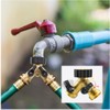 VEHIRANS Garden Hose Y Splitter Adapter, 2 Way Y Valve