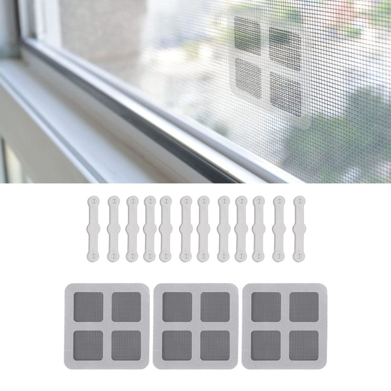 12Pcs Screen Window Clips Home Windows Mounting Buckle for Fly