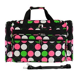 World Traveler Fashion Prints 19-inch Duffel Bag, Multi Dot