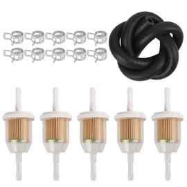 Carbhub Fuel Filter for Kohler 25 050 22-s 08-s 03-s for JD Am116304 Gy20709 Gravely 21541500 21410800 Replace for JD Toro/Wheel Horse 71-5960 with Clamps