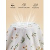 TILLYOU Mussola - Set di 2 lenzuoli con angoli elasticizzati