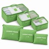 6-Piece Travel Packing Cubes for Luggage Organization – Waterproof Zippered