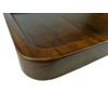 Rustic Walnut Wooden Tray Solid Wood Serving Tray Square Rectangle