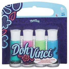 Doh Vinci Deco Pop Colouring Tubes (Pack of 4)