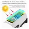 Luz Solar Control Remoto 77led 3 Modos De Falsa Cámara
