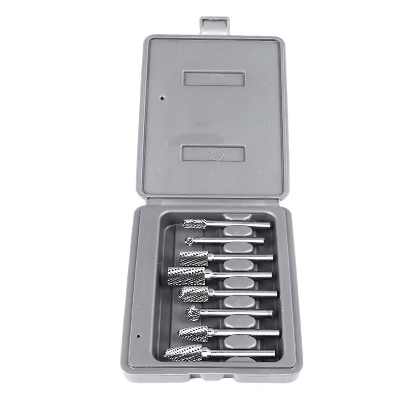8PCS Set Stone Carving Set Tungsten Steel Rotary Polishing Rotary