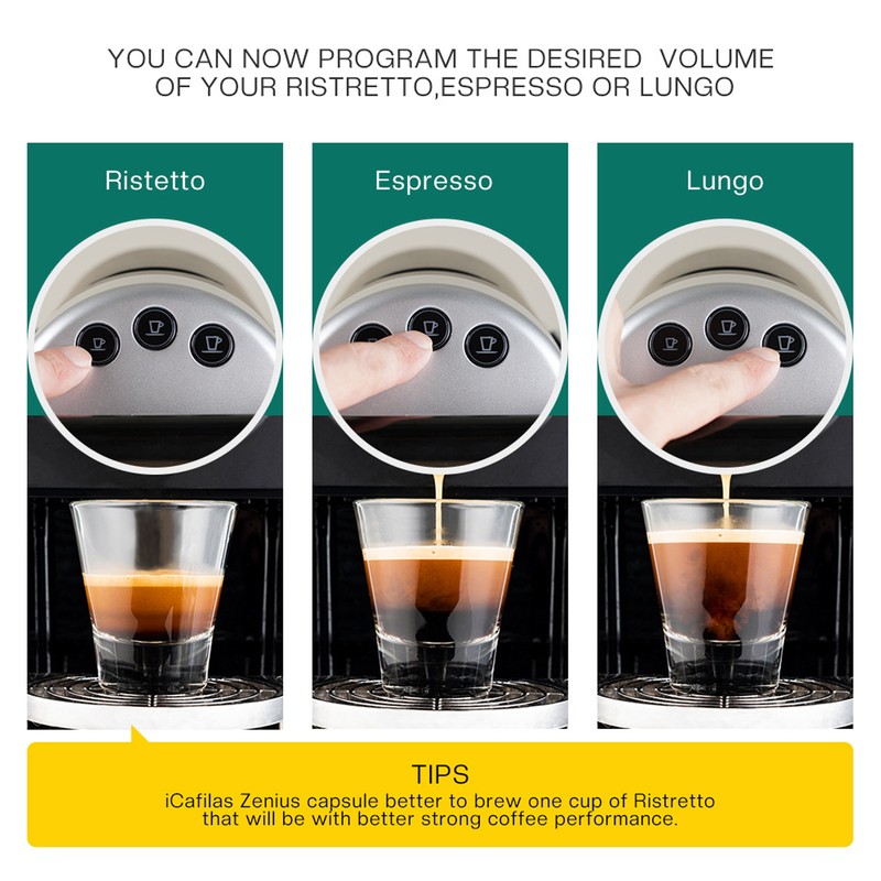 Coffee Capsule Refill Kit Stainless Steel Silicone Reusable Capsule Holder