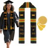 Kente Graduation Stole Class of 2025 with Honor Cord Set
