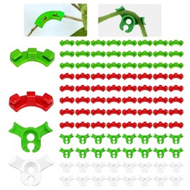 JIEBAO Pack of 120 Plant Benders, Low Stress Training Clips, Plant Training Bending Clips, 90 Degree Plant Support Clips, for Bending Plant Stems and Changing the Growth Direction