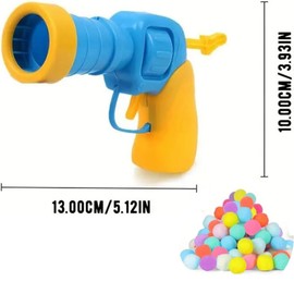 Cat Toys Balls Launcher, 30PCS Cat Pom Pom Balls & Cat Toy Launcher Set,Cat Plush Ball Toy Interactive cat Toy Colorful Plush Toy Balls for Cat, Cat Toys for Indoor Cats