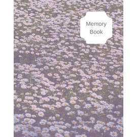 Memory Book: 90 page 8x10 size memory journal book with space to write your memories to leave as a keepsake for your family.