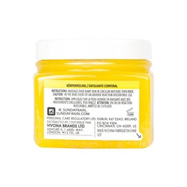 Sunday Rain Chamomile and Ylang Ylang, Exfoliating Body Scrub with Hyaluronic Acid, Vegan and Cruelty-Free Body Exfoliator, 265g