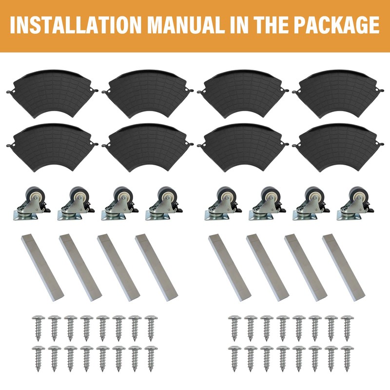 DOFIMATE 2 Pack Rolling Plant Stand with Wheels,15-21’’Adjustable Heavy Duty