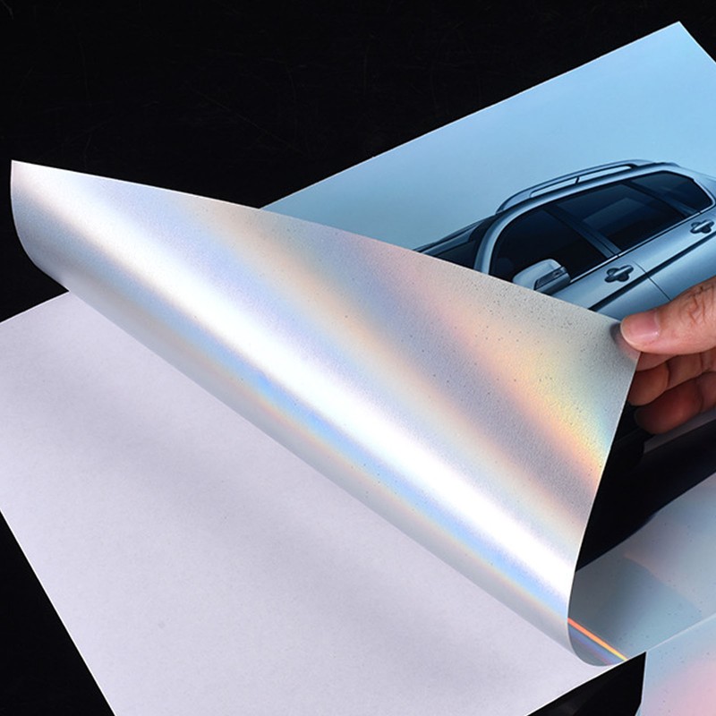 20 Sheets A4 Printable Holographic Sticker Paper Waterproof Fast Dry