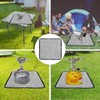 Yumosmn Burner Sheet, Heat Resistant Sheet, Flame Resistant Fiber, Bonfire