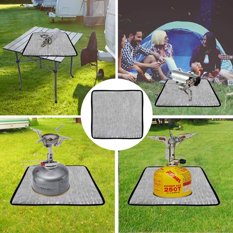 Yumosmn Burner Sheet, Heat Resistant Sheet, Flame Resistant Fiber, Bonfire