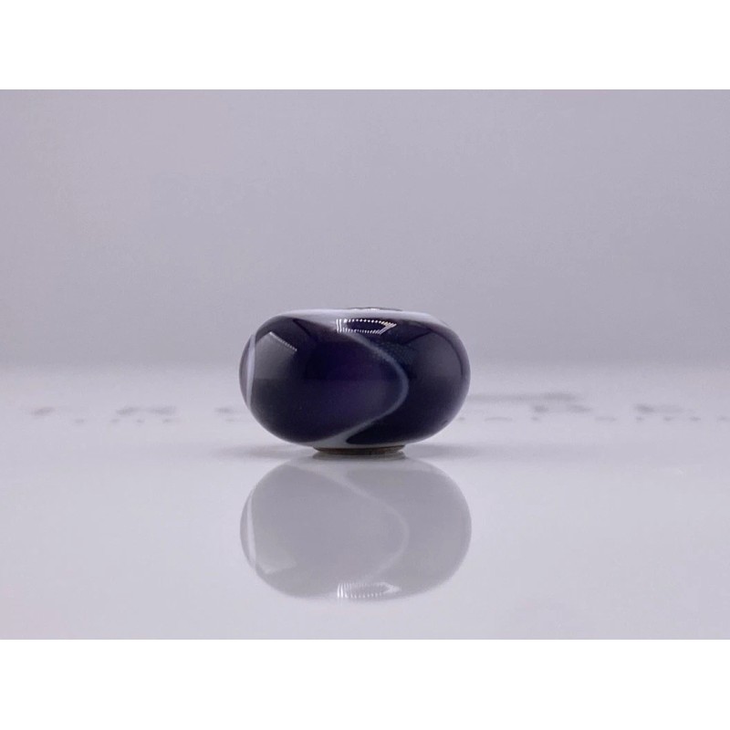 Trollbeads Purple Armadillo Retired 2016 Glass Bead