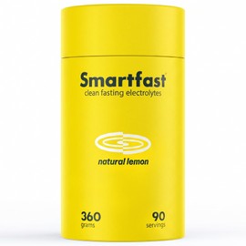 SmartFast Lemon Electrolytes for Fasting | 90 Serving Electrolyte Powder | 650mg Sodium + Magnesium Glycinate | Zero Sugar | No Artificial Sweeteners