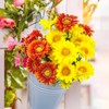 SNAIL GARDEN 30 Heads Artificial Gerbera Daisies with Dewdrop, 2