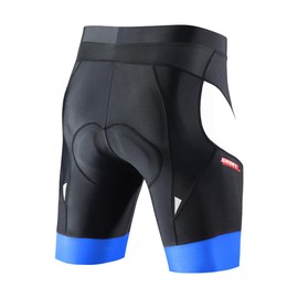 Souke Sports Men’s 4D Padded Cycling Shorts - Breathable & Quick Drying Cycling Shorts, blue, xl