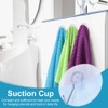 POHOVE Pack of 12 Suction Cup Hooks, Hooks with Suction