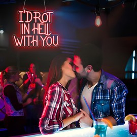 Red Neon Sign Bar Decor Led Neon Lights Signs for Wall Decor USB Powered Led for Room Decoration